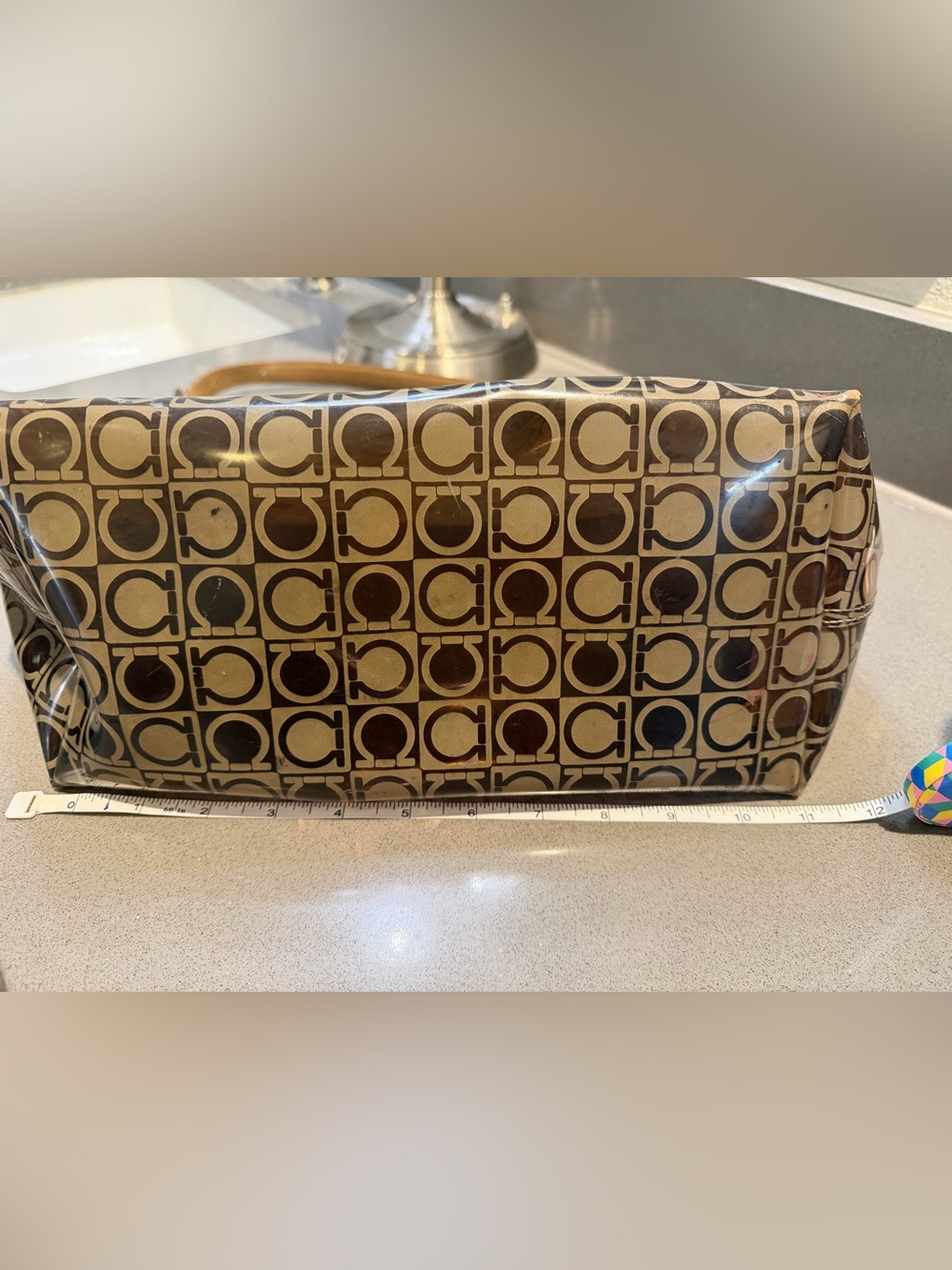 Salvatore Ferragamo Gancini Monogram Logo Hobo Bag - Picture 2 of 12